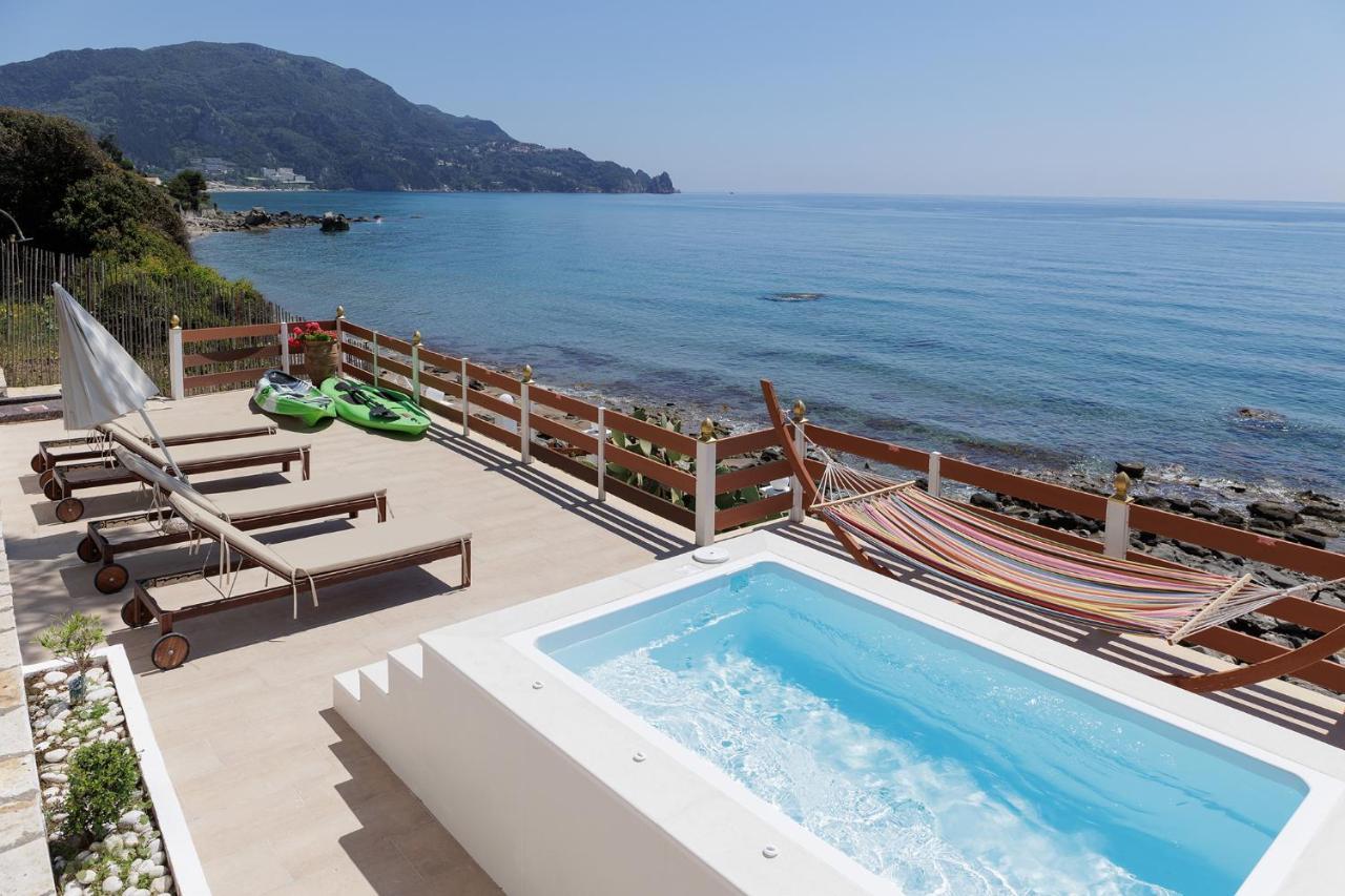 Villa Renata & Villa Filippos With Private Plunge Pool By Konnect Agios Gordios  Exterior foto