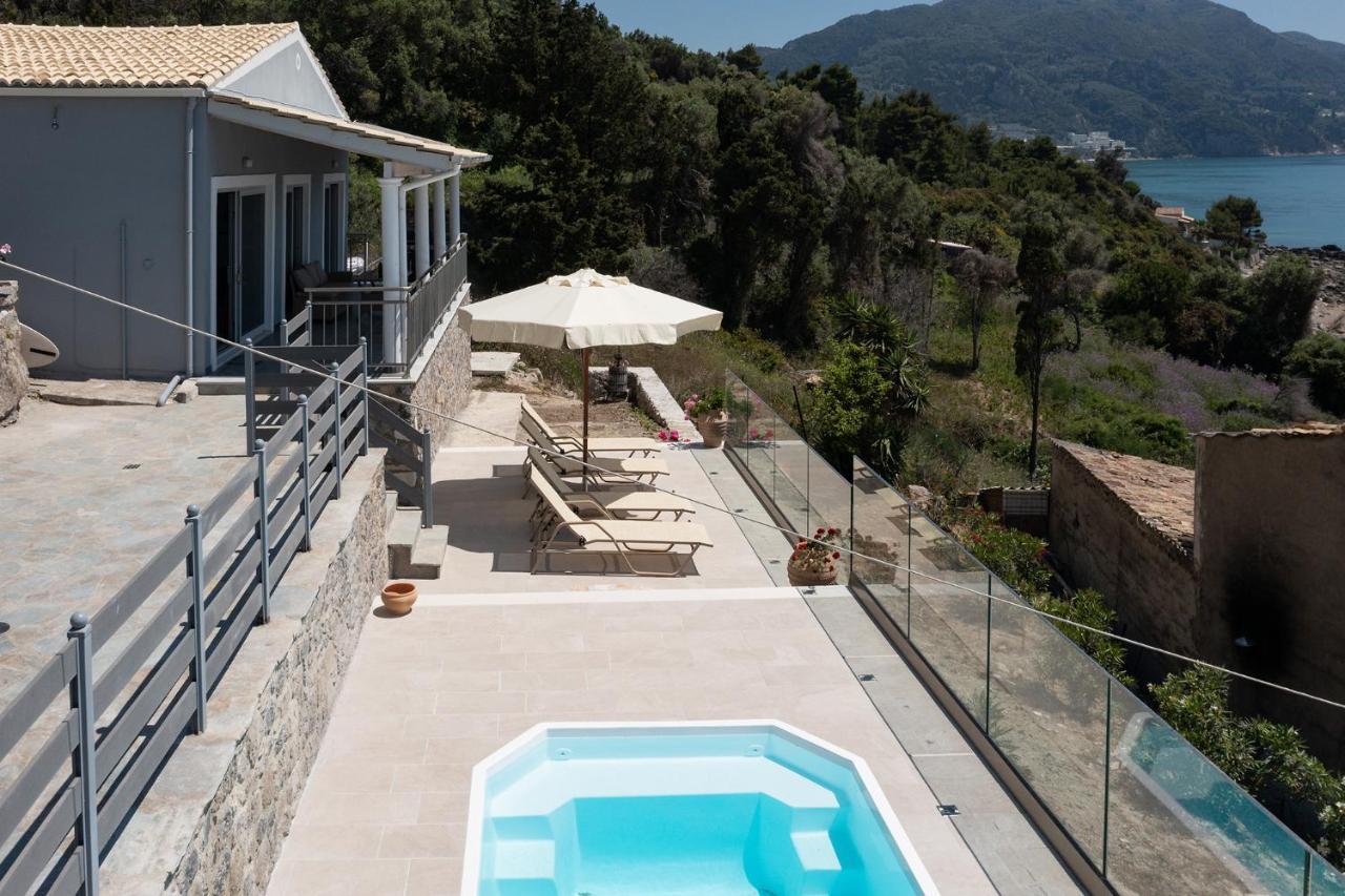 Villa Renata & Villa Filippos With Private Plunge Pool By Konnect Agios Gordios  Exterior foto