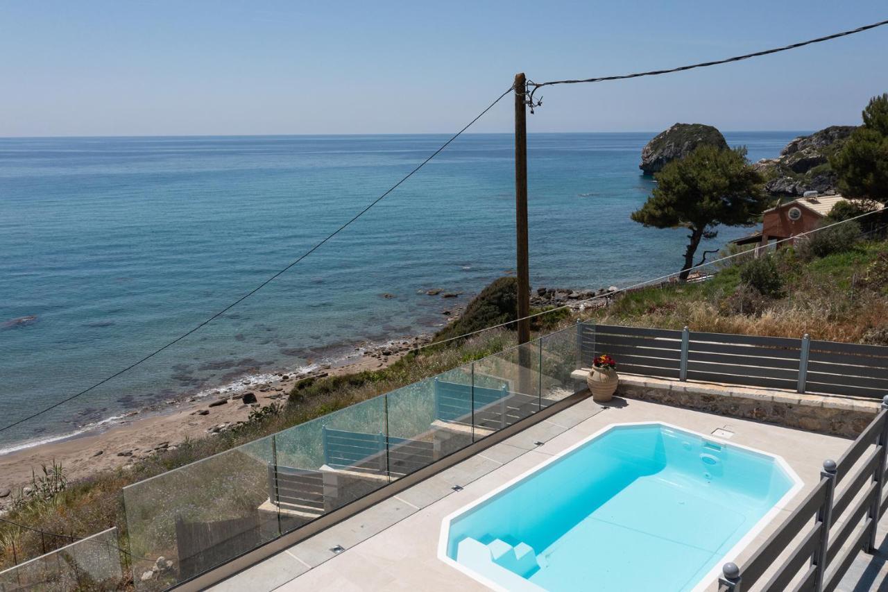 Villa Renata & Villa Filippos With Private Plunge Pool By Konnect Agios Gordios  Exterior foto