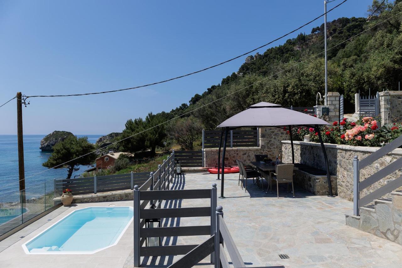 Villa Renata & Villa Filippos With Private Plunge Pool By Konnect Agios Gordios  Exterior foto