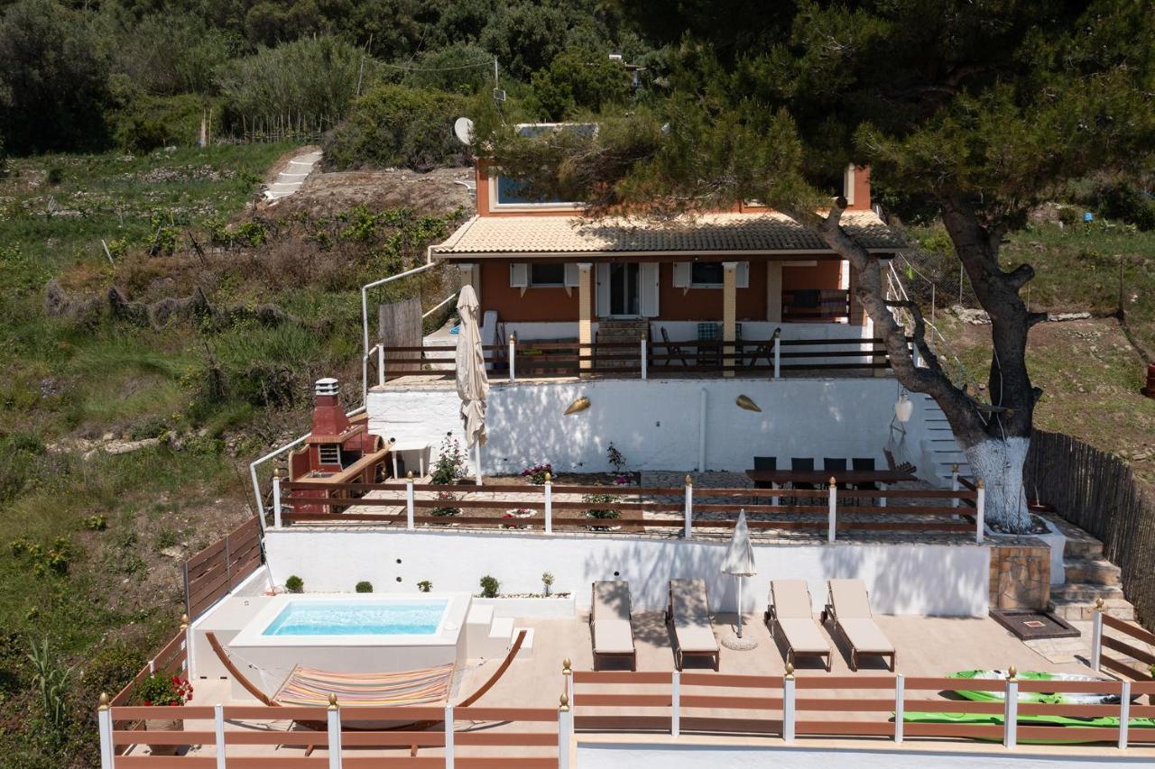 Villa Renata & Villa Filippos With Private Plunge Pool By Konnect Agios Gordios  Exterior foto