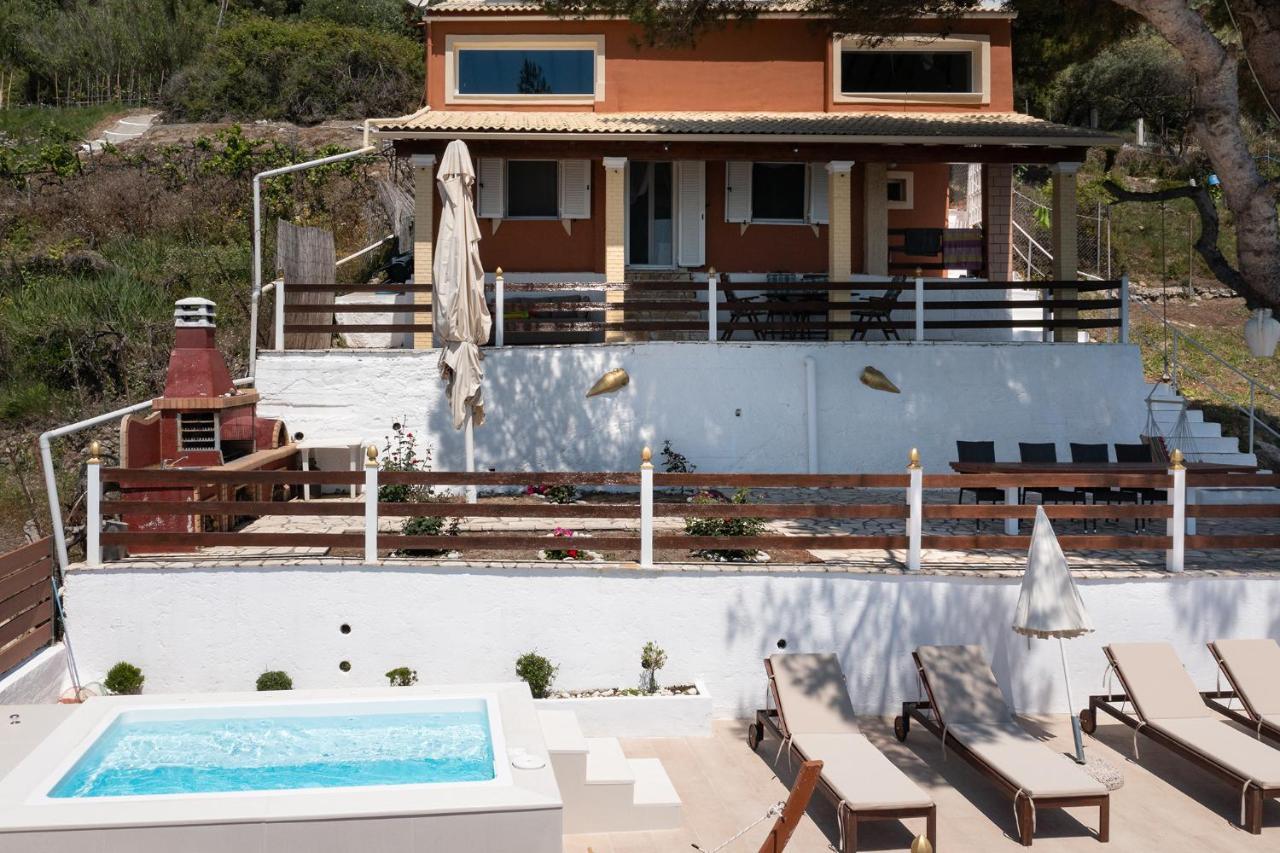 Villa Renata & Villa Filippos With Private Plunge Pool By Konnect Agios Gordios  Exterior foto