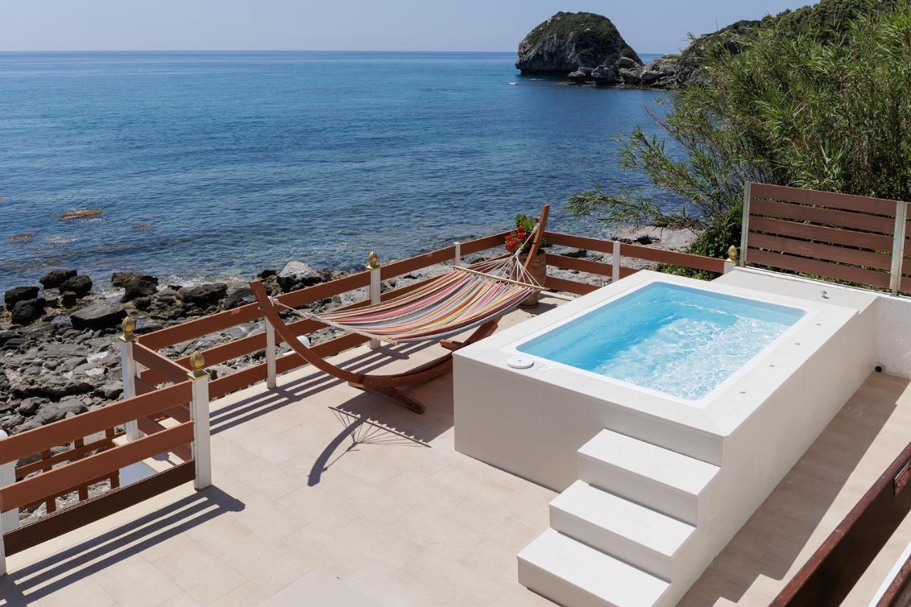 Villa Renata & Villa Filippos With Private Plunge Pool By Konnect Agios Gordios  Exterior foto