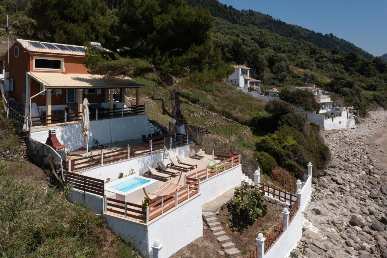 Villa Renata & Villa Filippos With Private Plunge Pool By Konnect Agios Gordios  Exterior foto